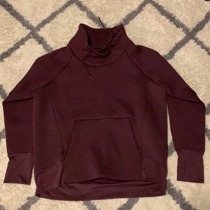 Athleta L Waffle Pullover